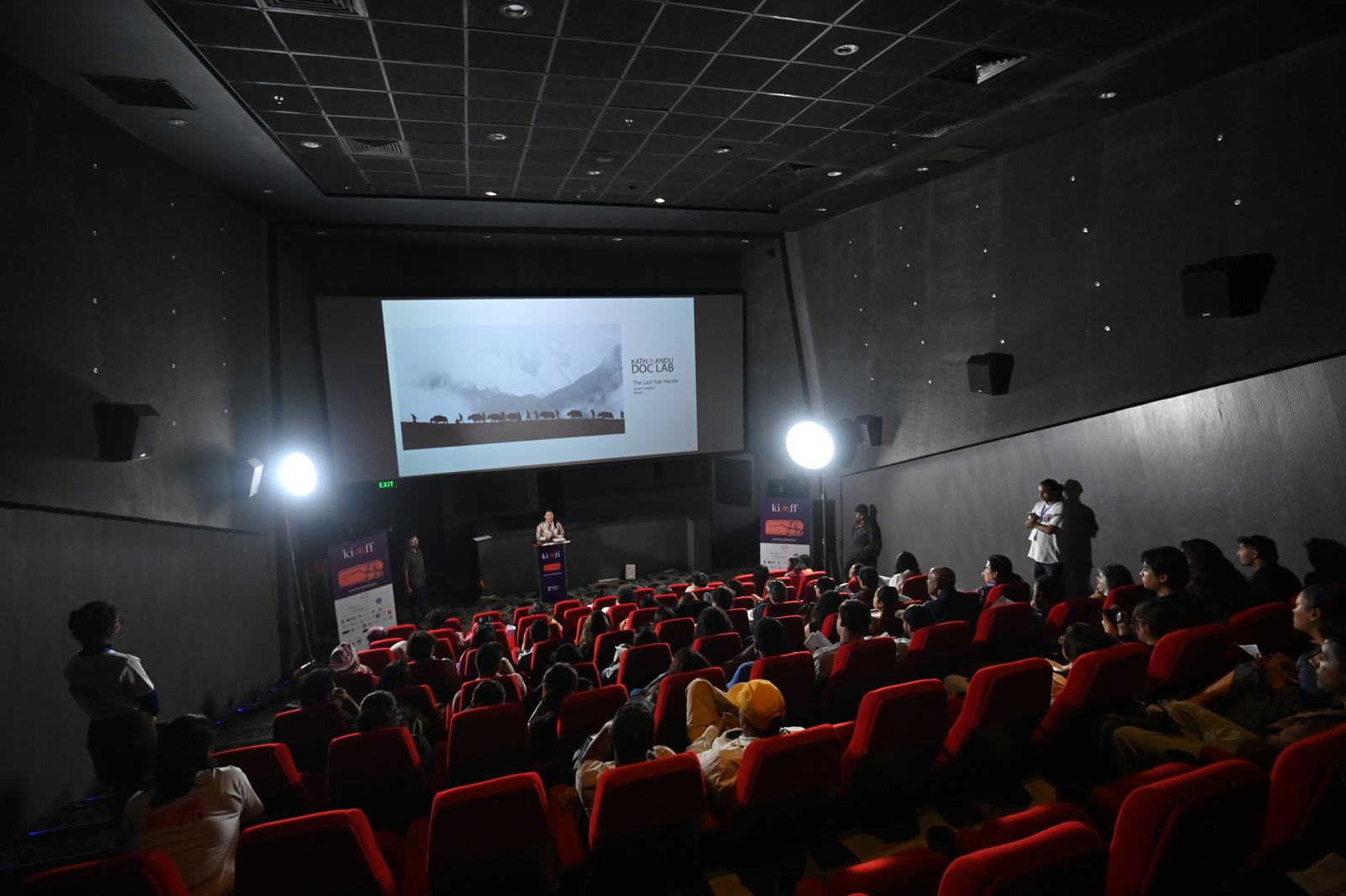 The 2025 live pitch at QFX Cinemas, Kathmandu